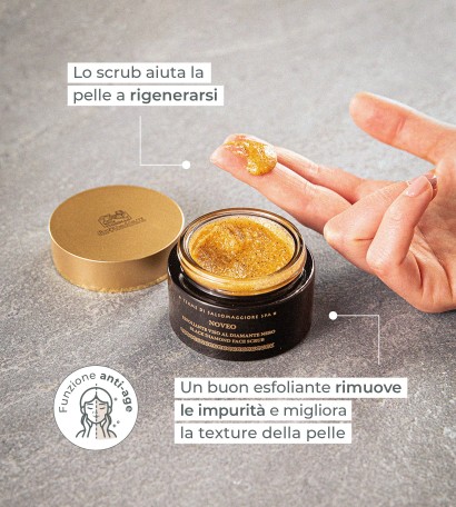 Thermae Il Tempio della Salute Scrub Esfoliante Viso anti-age al diamante nero