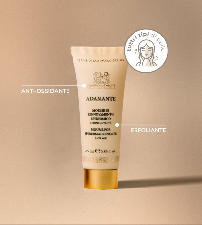 Thermae Il Tempio della Salute Exfoliating mousse for the face of Epidermal Renewal